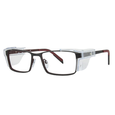 Safety Spex Icejem Premium Safety Glasses IJ111 Red/Matt Black